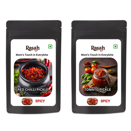 Red Chilli & Tomato Pickle Combo
